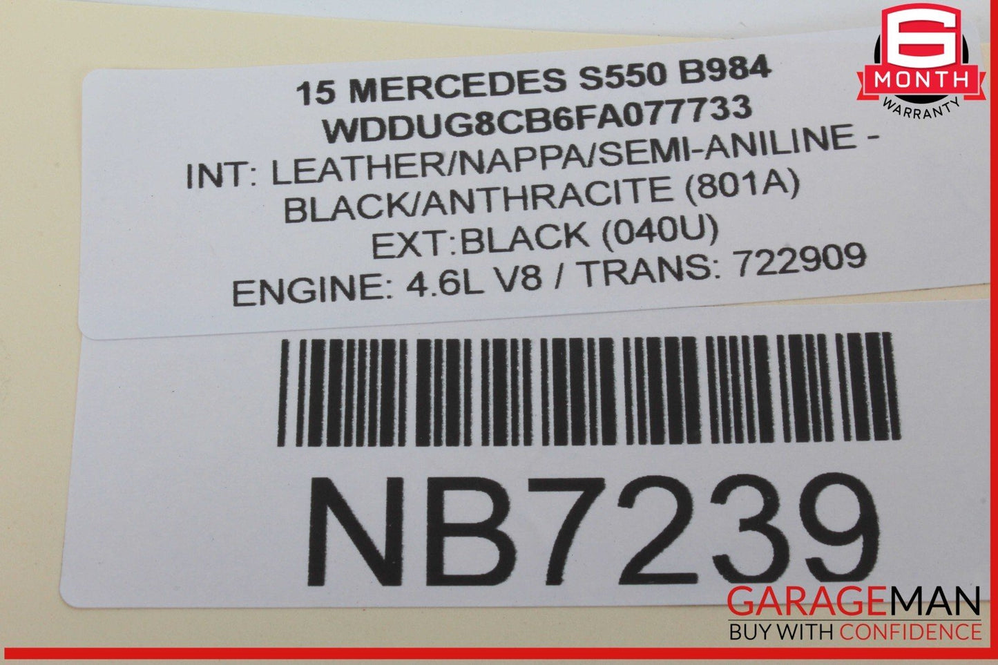 14-19 Mercedes W222 S550 C300 S600 GLC350 Keyless Go Entry Control Module OEM