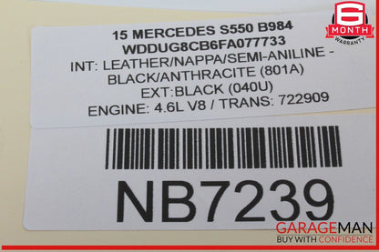 14-19 Mercedes W222 S550 C300 S600 GLC350 Keyless Go Entry Control Module OEM