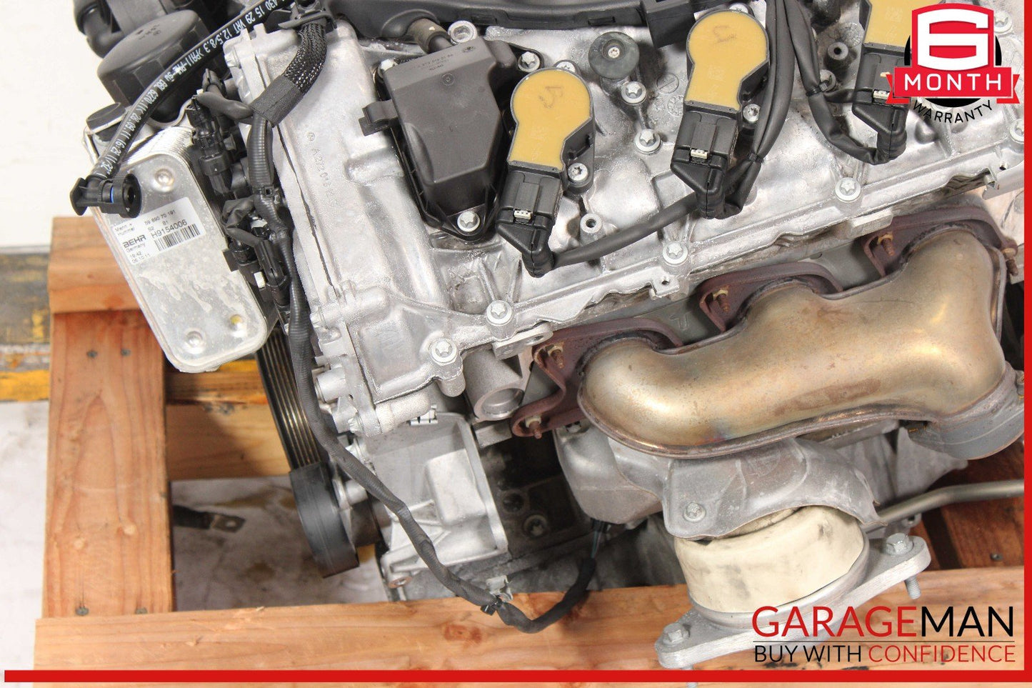 10-12 Mercedes X204 GLK350 3.5L M272 Engine Motor Block Assembly OEM