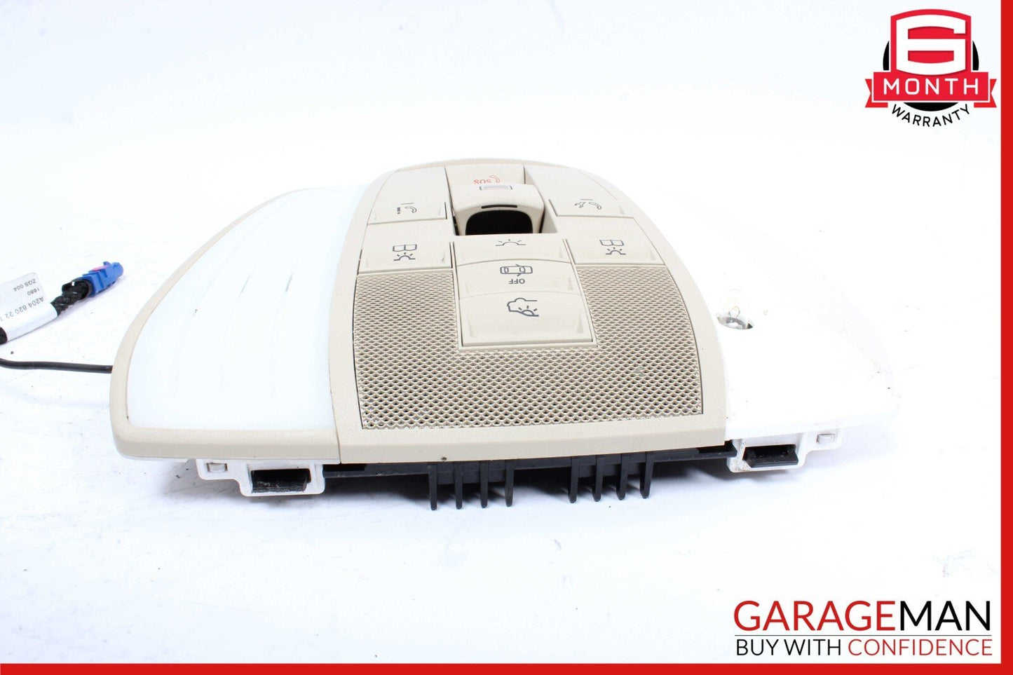 12-18 Mercedes W218 CLS500 CLS400 E350 E400 Front Overhead Dome Light Lamp Beige