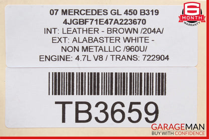 06-13 Mercedes X164 GL450 GL350 Front Left Side Window Regulator Motor Unit OEM