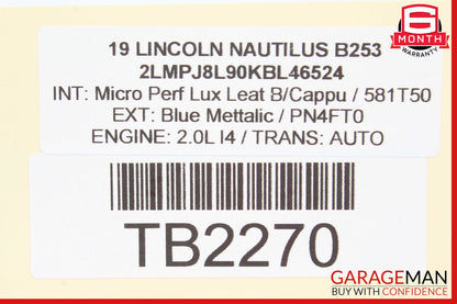 19-21 Lincoln Nautilus Rear Right Door Window Regulator Motor OEM
