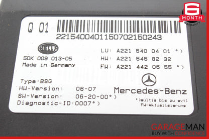 07-14 Mercedes W221 S550 CL550 Electric Power Supply Fuse Box Control Module