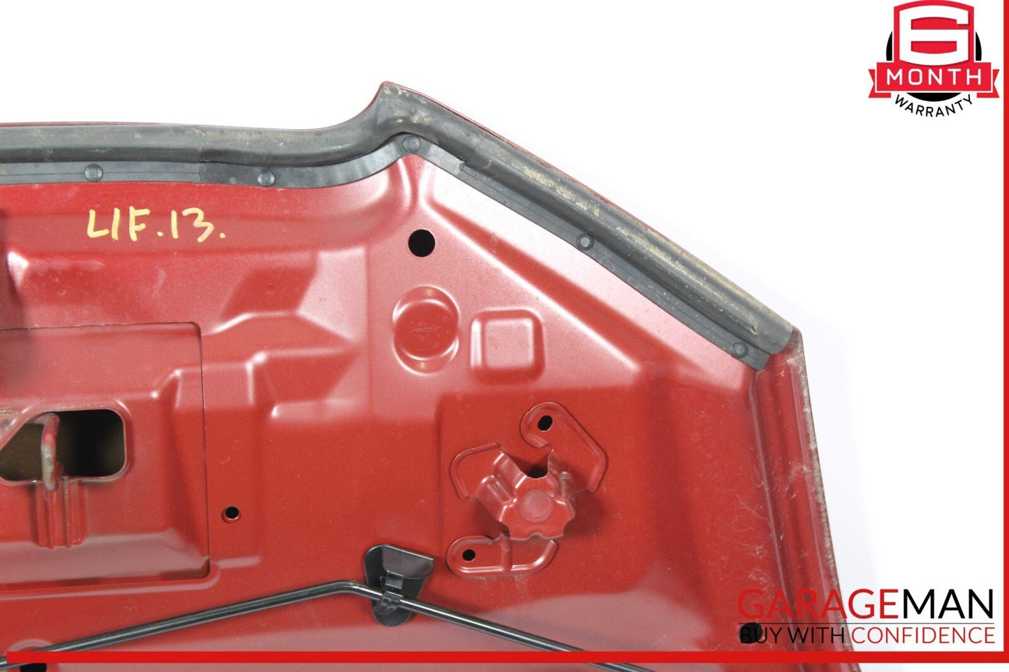 13-17 Nissan Leaf Front Hood Bonnet Panel Assembly Red OEM