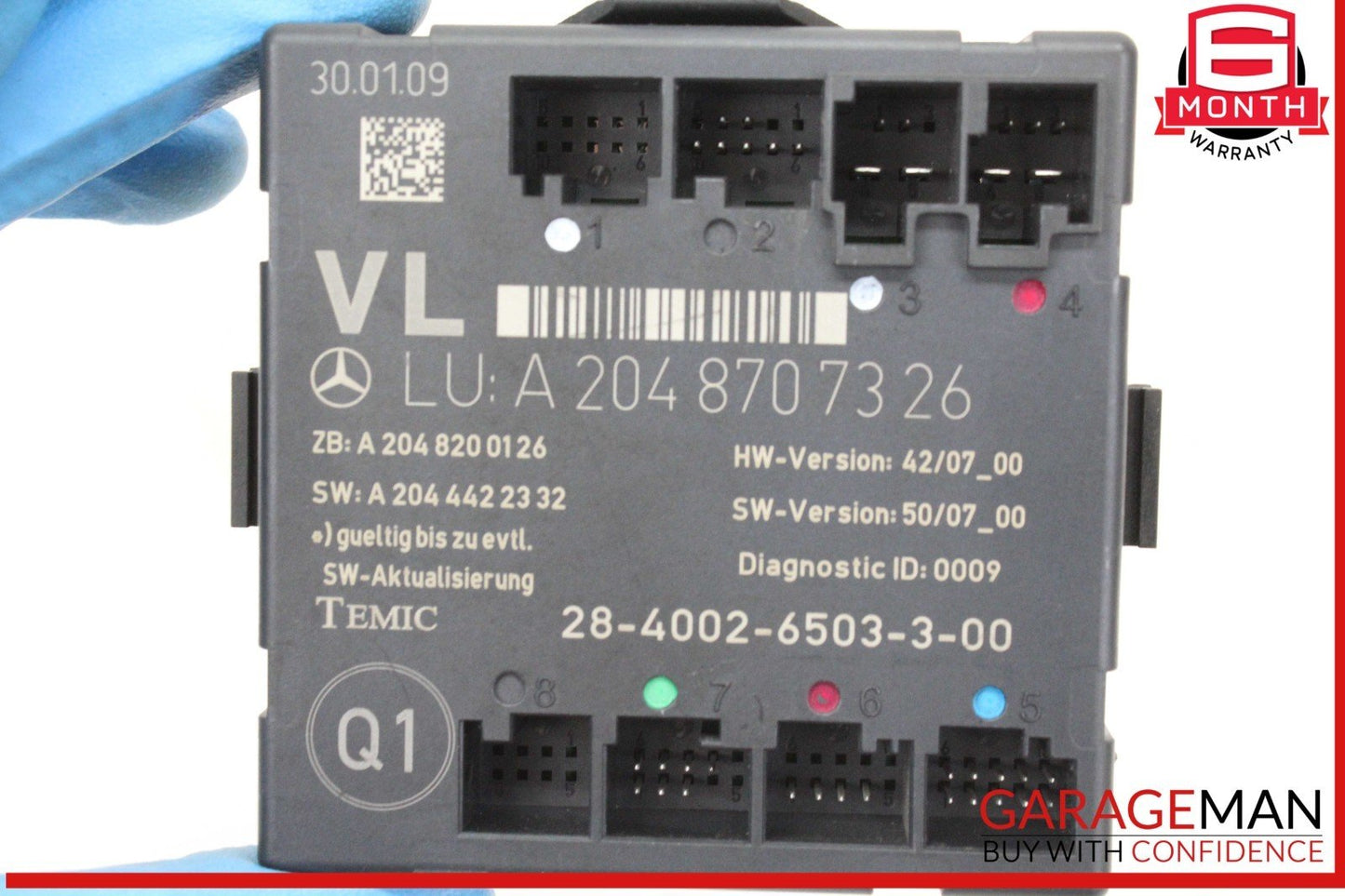 08-18 Mercedes X204 GLK350 E350 E400 Front Left Side Door Control Module OEM