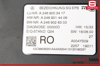 12-20 Mercedes R172 SLC300 SLK350 Hand Parking Brake Control Module Unit OEM