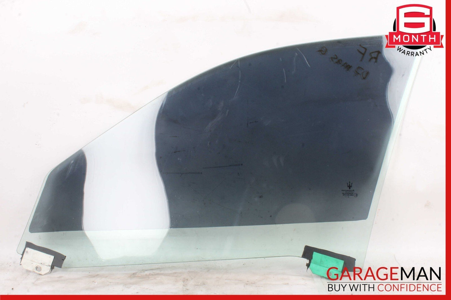 03-13 Maserati Quattroporte M139 Front Right Side Door Window Glass OEM