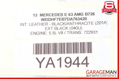 08-17 Mercedes W212 E63 AMG C300 Rear Left Side Suspension Lower Control Arm OEM