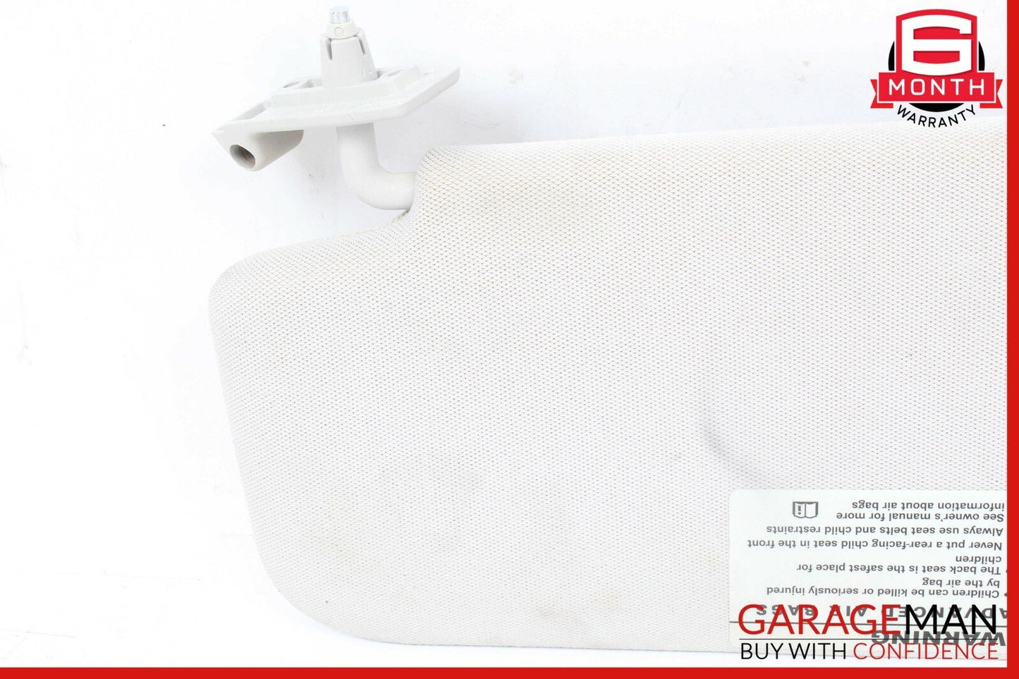 07-09 Mercedes W211 E350 Front Right Sunvisor Sun Visor Shade Cover Suede Gray