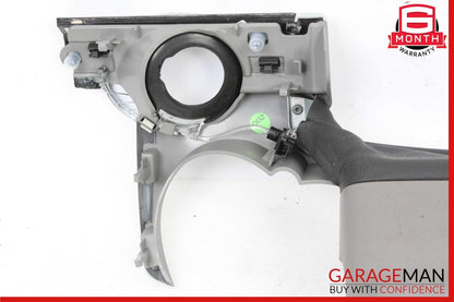 11-18 Porsche Cayenne S 958 Steering Column Dash Trim Cover Panel Gray OEM