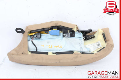 10-16 Porsche Panamera 970 Rear Left Side Seat Bolster Trim Module Assy Beige