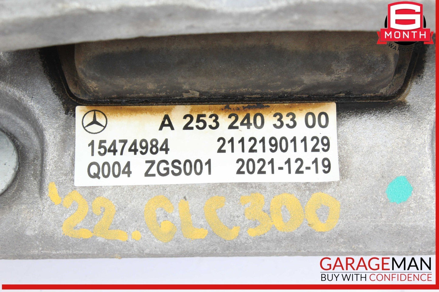 20-22 Mercedes X253 GLC300 4MATIC Transmission Mount Bracket OEM
