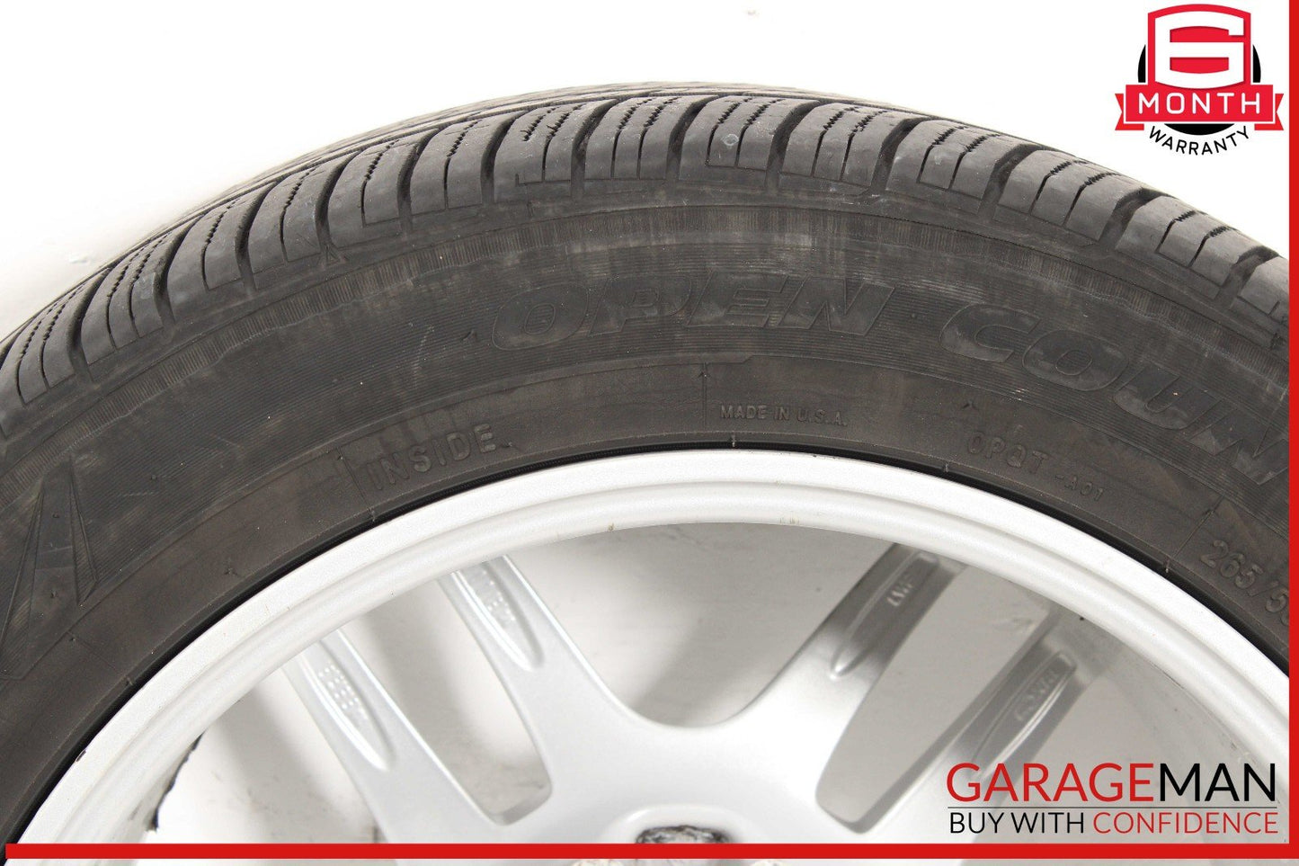 11-18 Porsche Cayenne 958 8.5Jx19 19" R19 Wheel Tire Rim Silver 7P5601025A