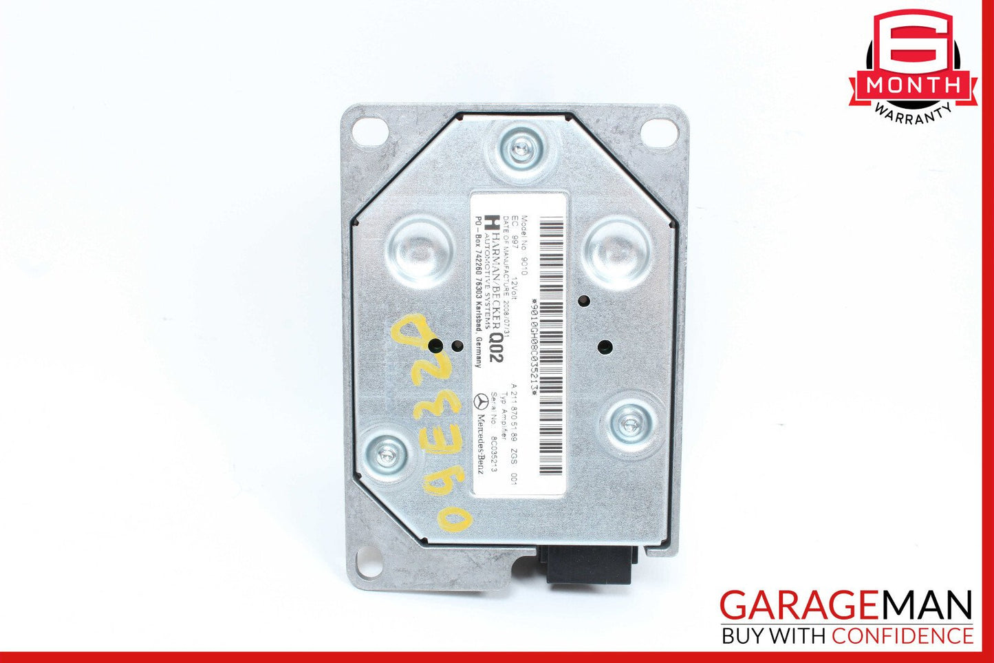 08-18 Mercedes W211 E320 GL450 R350 Subwoofer Amp Amplifier Harman Becker OEM