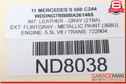 07-14 Mercedes W221 S550 CL550 Front Right Side Door Lock Switch 2218213151 OEM