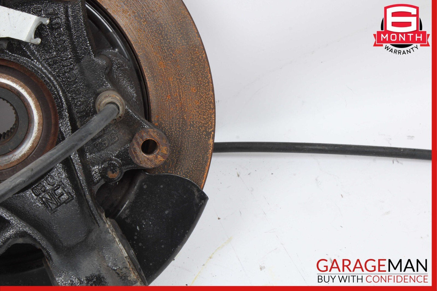 03-10 Porsche Cayenne S 955 957 Rear Left Wheel Spindle Knuckle Hub Bearing OEM