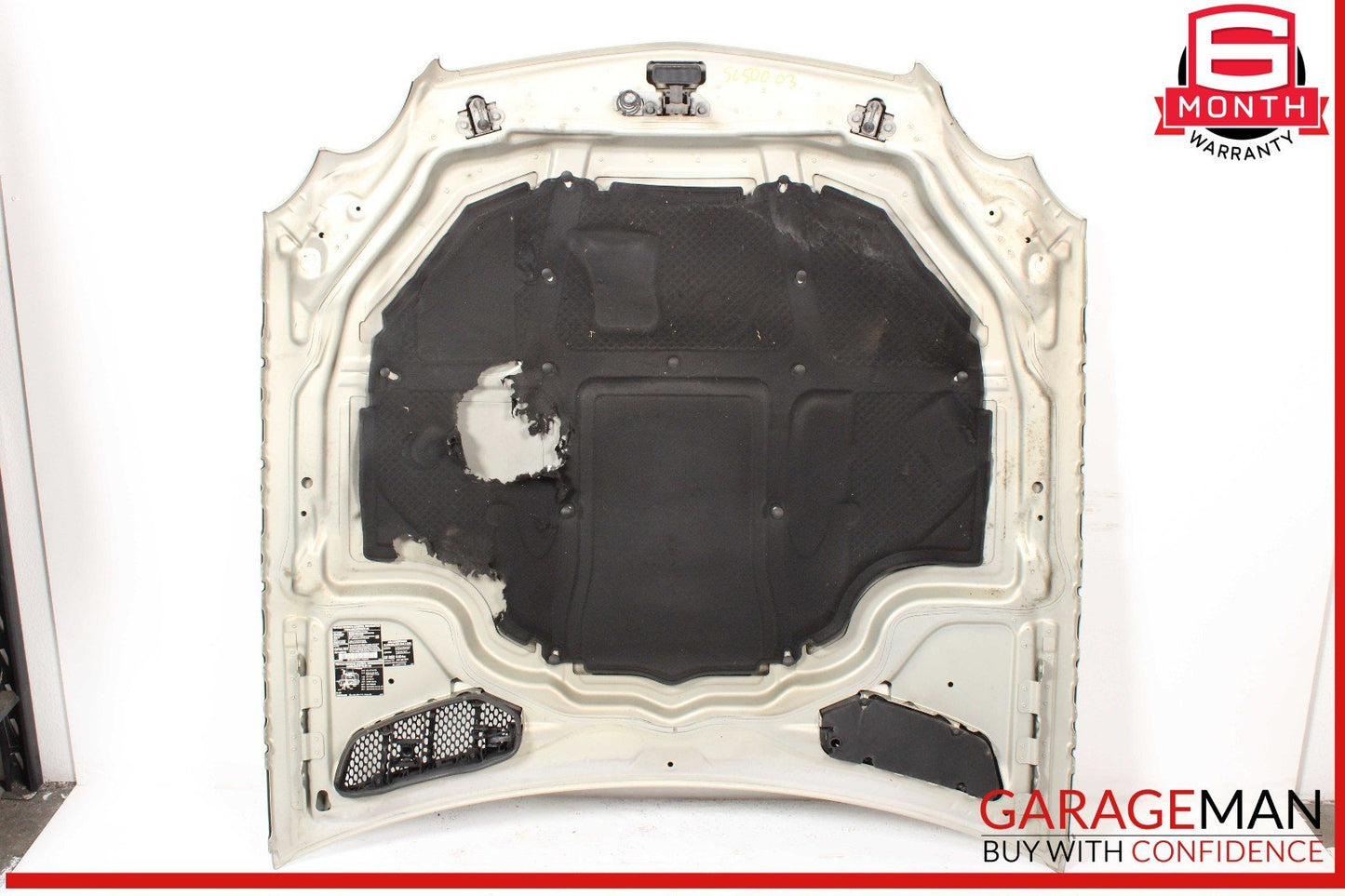 03-08 Mercedes R230 SL500 SL600 Front Hood Bonnet Vent Cover Assembly OEM