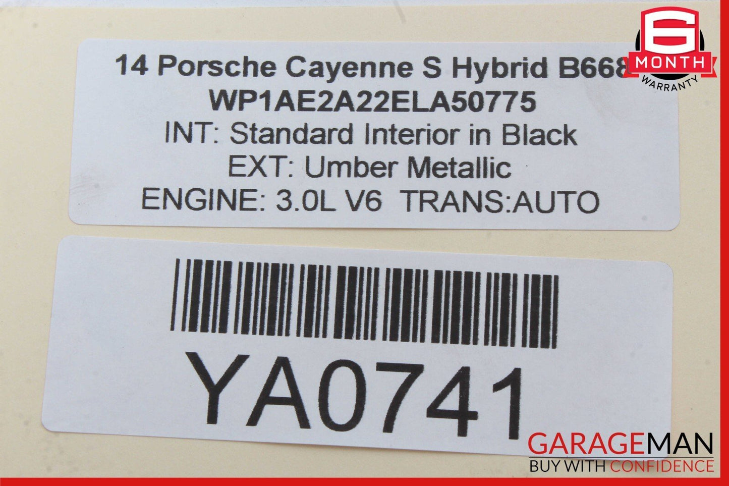 11-18 Porsche Cayenne 958 Hybrid S Rear Right / Left Tie Rod Control Arm OEM