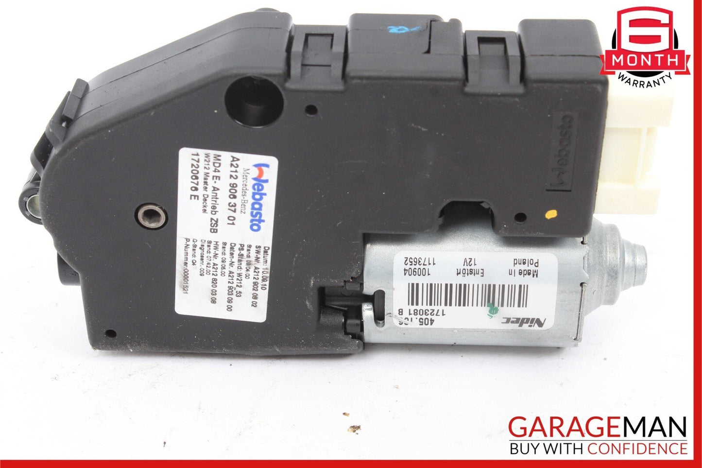 10-17 Mercedes E350 E500 Sunroof Roof Sun Shade Screen Roller Blind Motor OEM