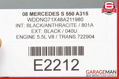 07-13 Mercedes W221 S550 S400 Rear Trunk Lid Locking Hydraulic Pull Down Pump