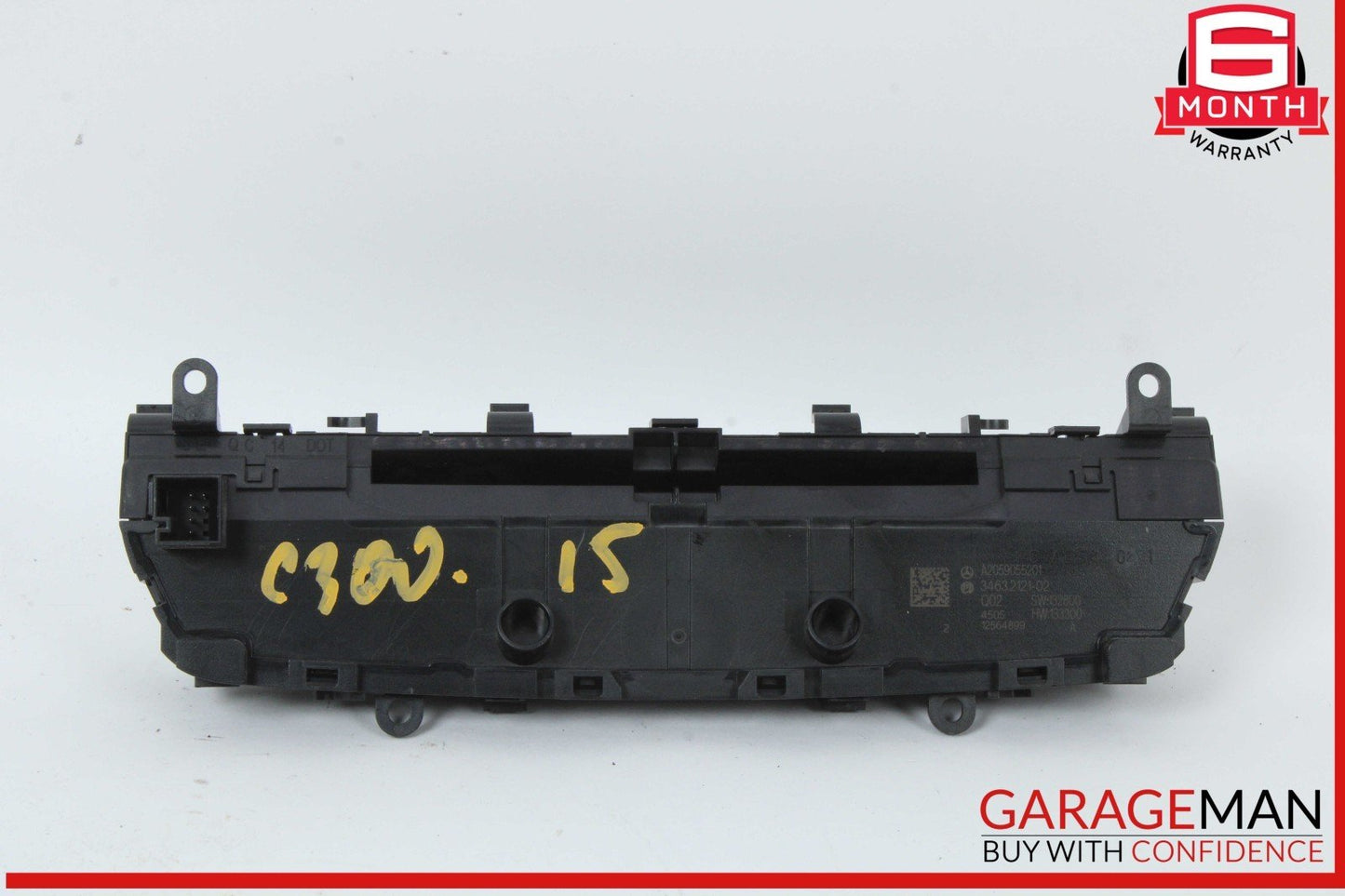 15-19 Mercedes W205 C300 C400 Media Center Dashboard Hazard Control Switch OEM