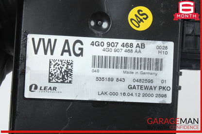 12-18 Audi A7 Interface Gateway Computer Control Module Unit 4G0907468 OEM