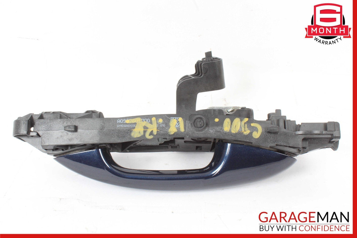 15-20 Mercedes W205 C300 C63 AMG S Rear Left Side Exterior Door Handle Blue