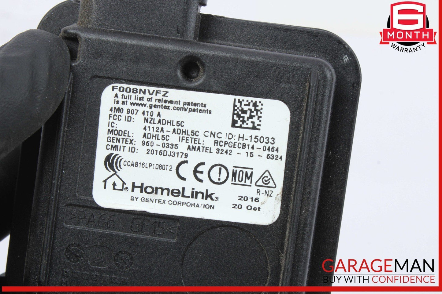 17-20 Audi Q7 A4 Q5 Homelink Garage Door Opener Control Module Unit 4M0907410A