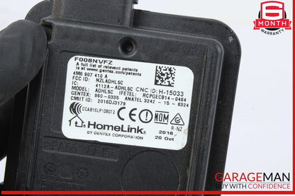 17-20 Audi Q7 A4 Q5 Homelink Garage Door Opener Control Module Unit 4M0907410A