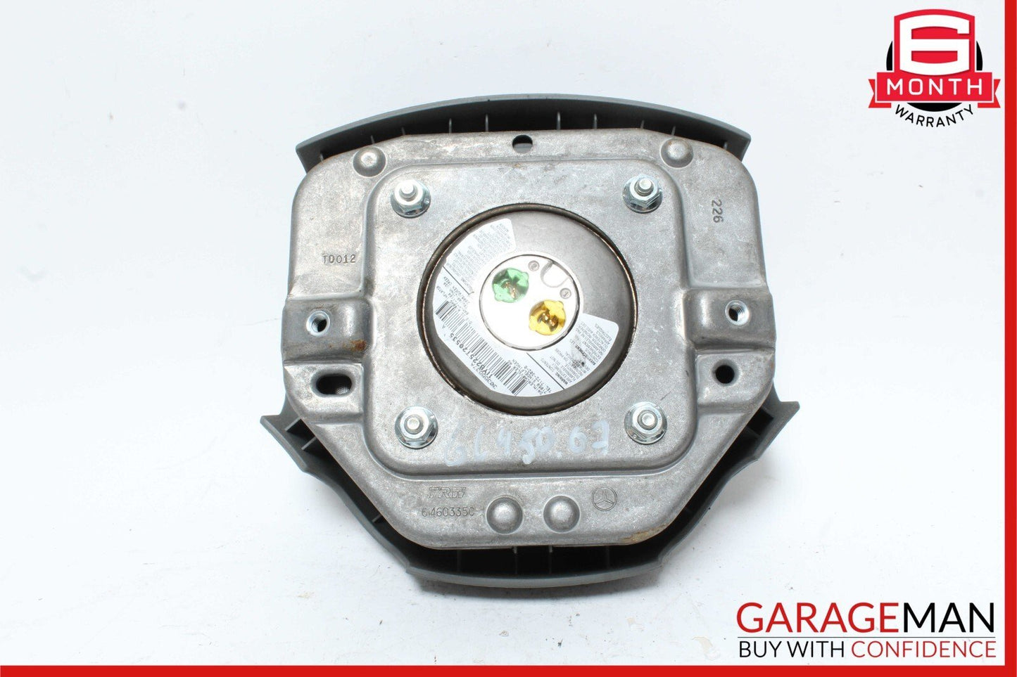 06-08 Mercedes GL350 GL450 ML350 R350 Steering Wheel Airbag Air Bag Leather Gray