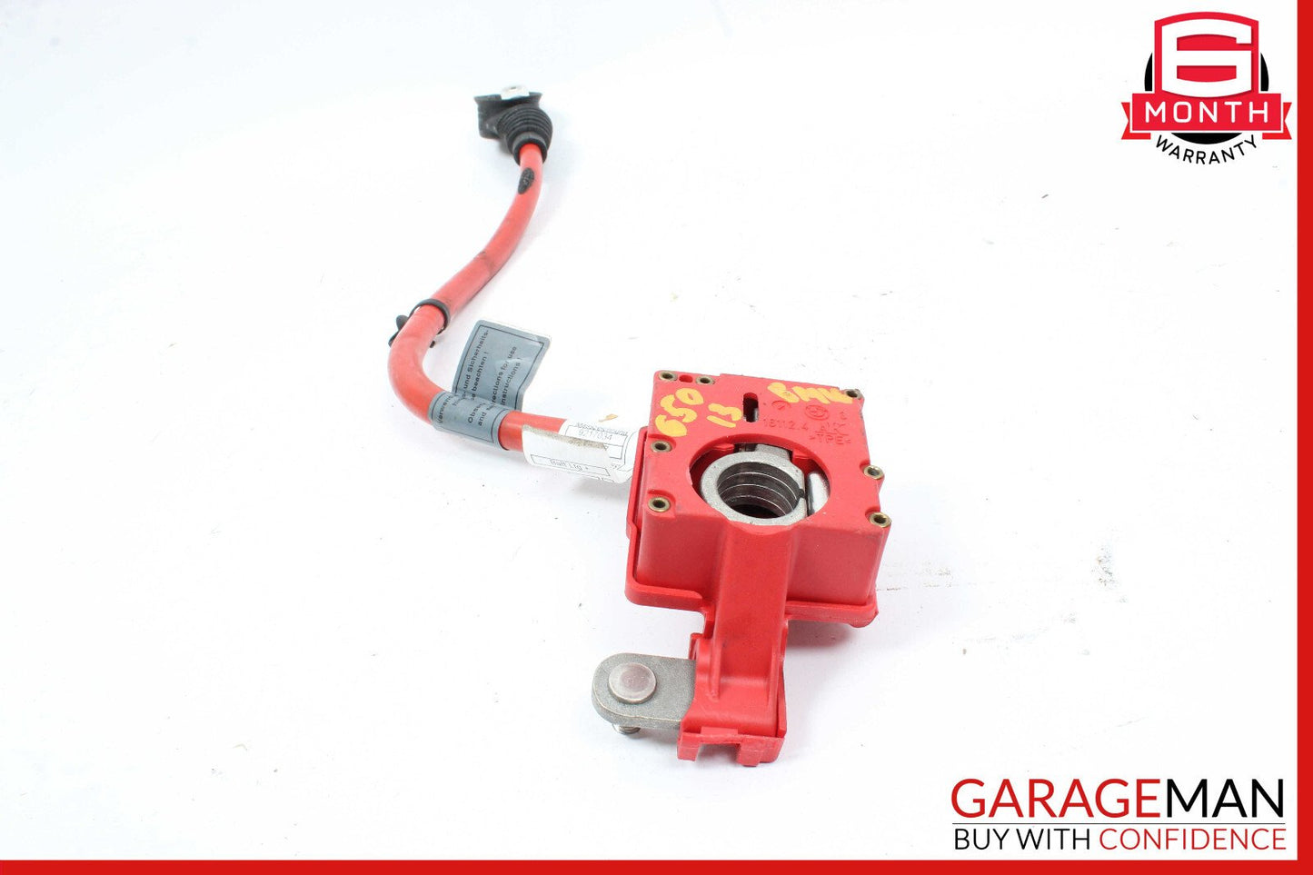 12-19 BMW 650i F06 Positive Battery Cable 9217036 OEM