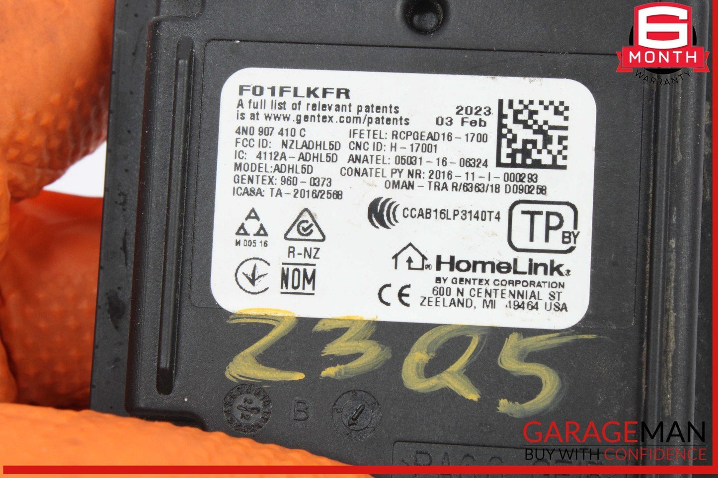 18-24 Audi Q5 S5 A5 Garage Door Opener Control Module Unit 4N0907410C OEM