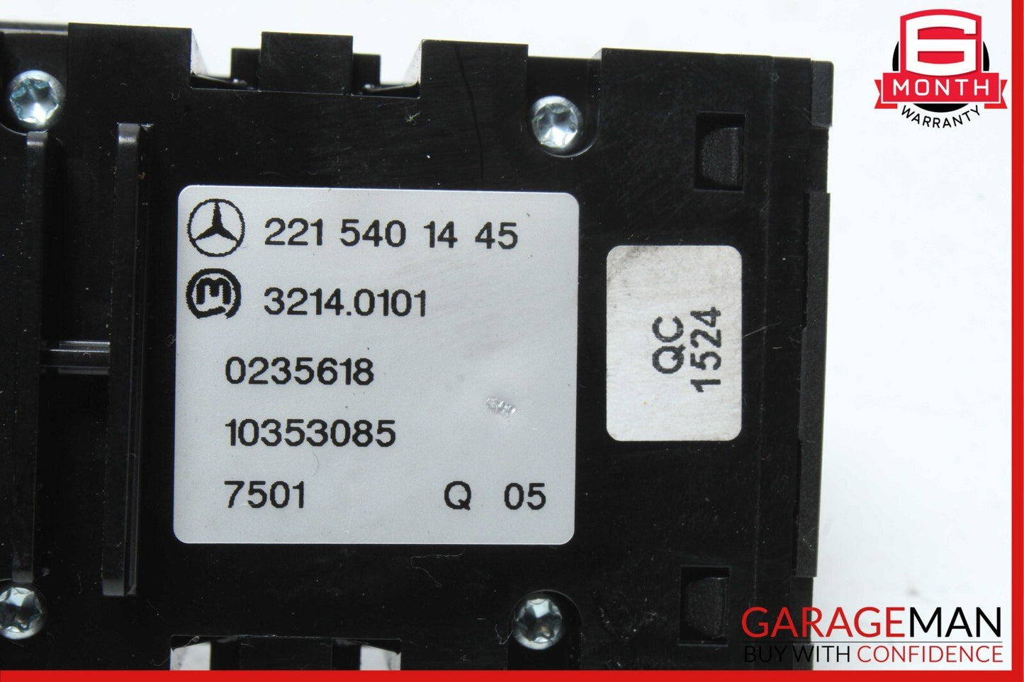 07-14 Mercedes  W221 S550 S400 S600 CL550 Electronic Parking Button Switch OEM