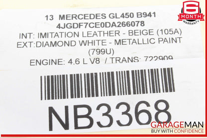 11-18 Mercedes X166 GL450 CL550 E550 Engine Motor Vacuum Pump 2762300365 OEM