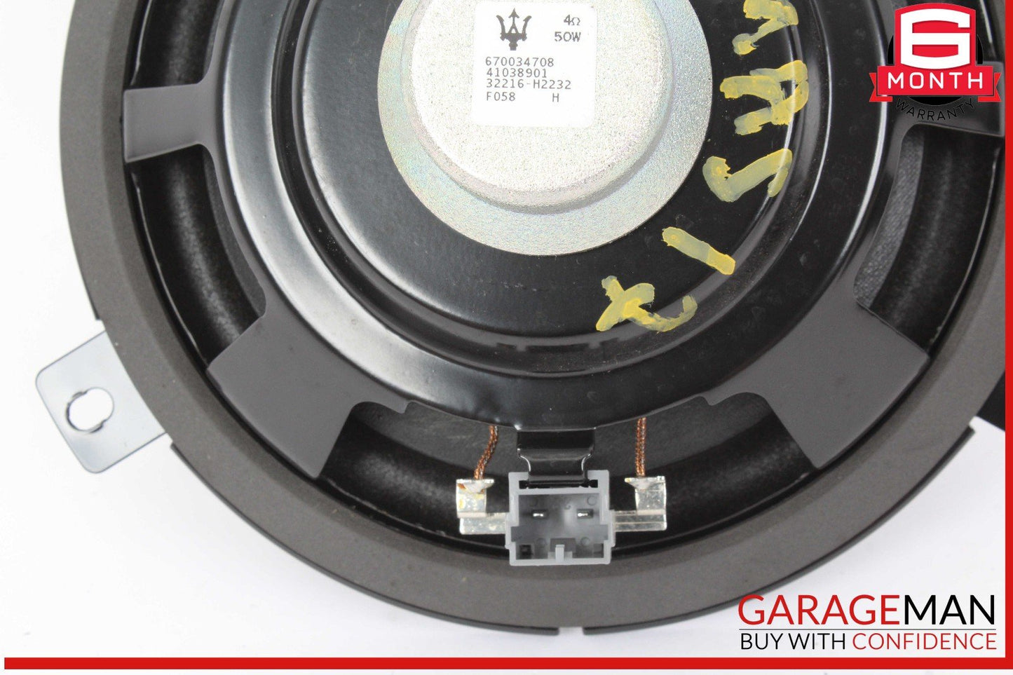 14-18 Maserati Ghibli Front Door Sound Audio Speaker Set of 2 Pc OEM