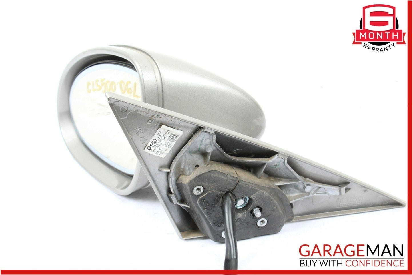 06-08 Mercedes W219 CLS500 CLS350 Front Left Side Mirror Door Rear View Silver