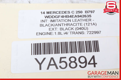 12-14 Mercedes W204 C250 AC A/C Climate Temperature Heater Switch Control Panel