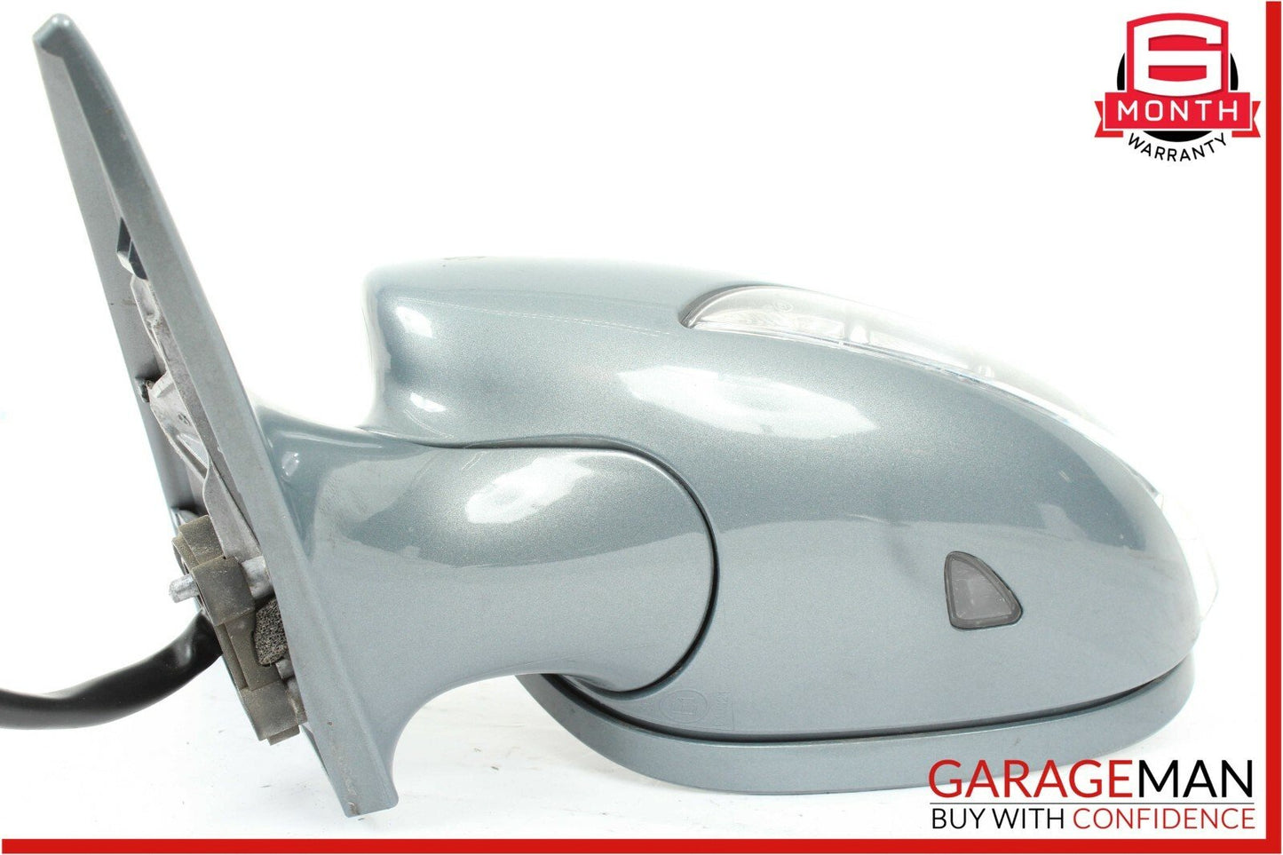 06-08 Mercedes W219 CLS550 Front Left Driver Side Mirror Door Rear View Gray