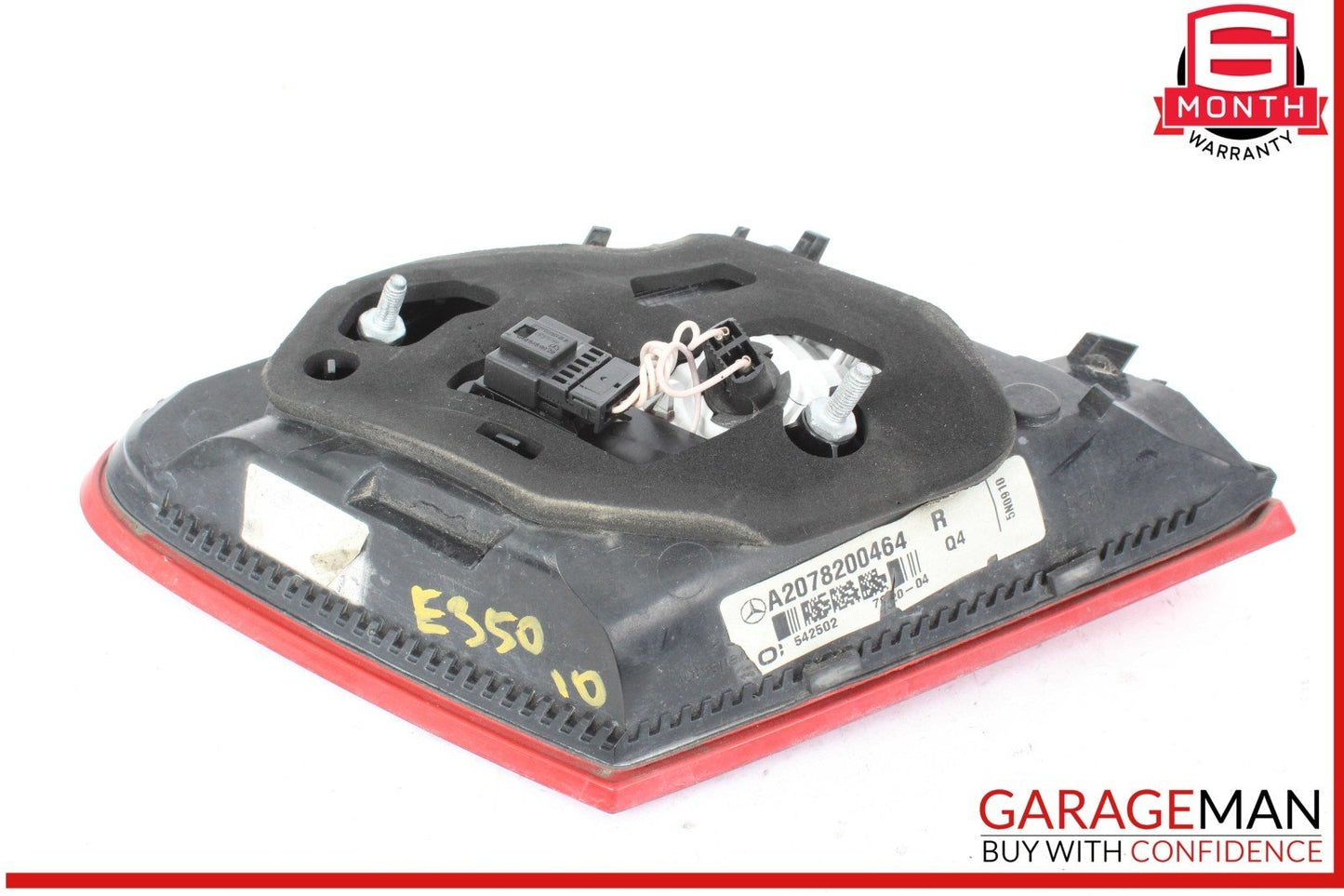 10-13 Mercedes W207 E350 Rear Right Passenger Side Inner Tail Light Lamp OEM