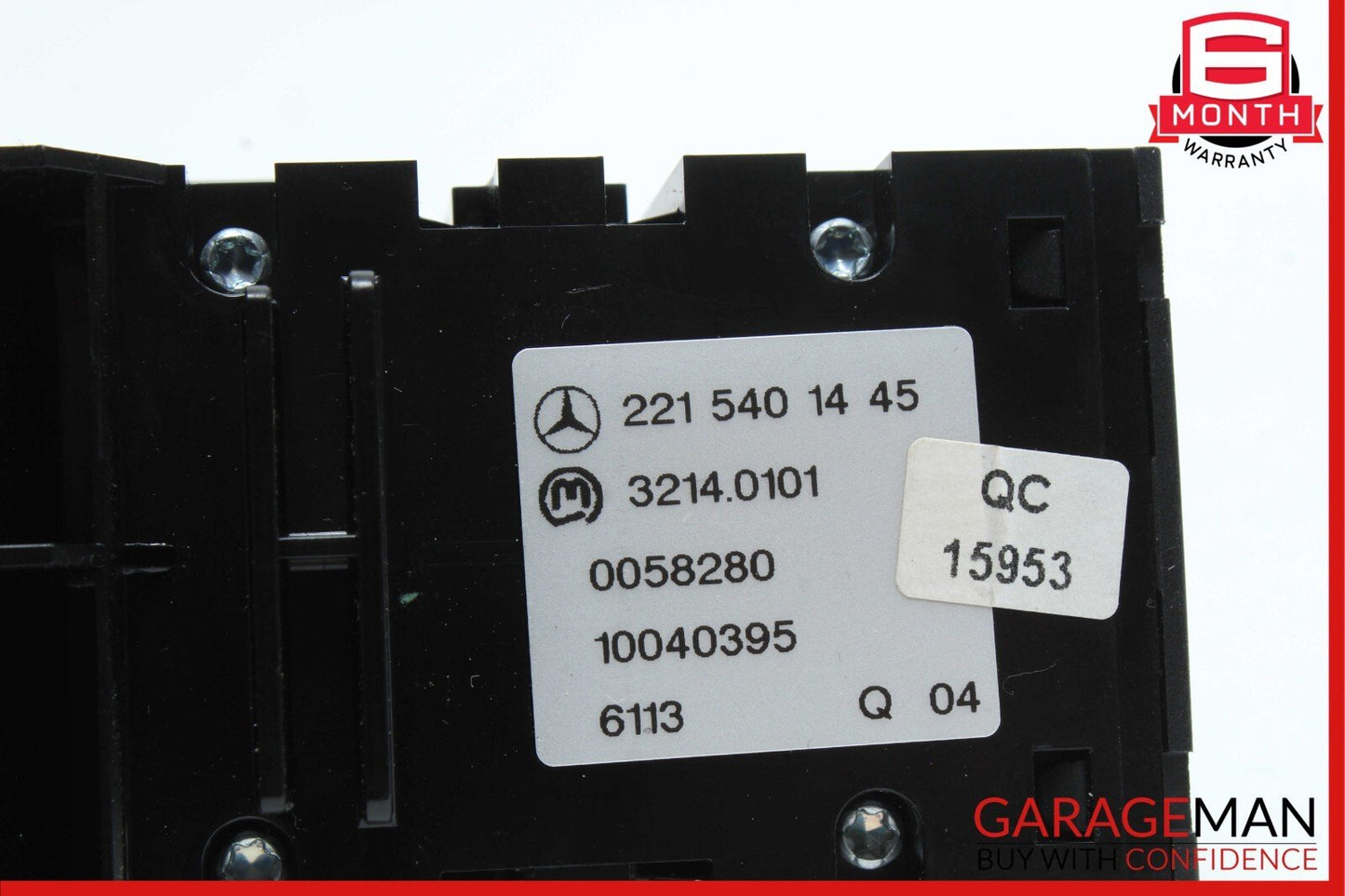 07-13 Mercedes W221 S550 S63 AMG Dash Electronic Parking Button Switch Button
