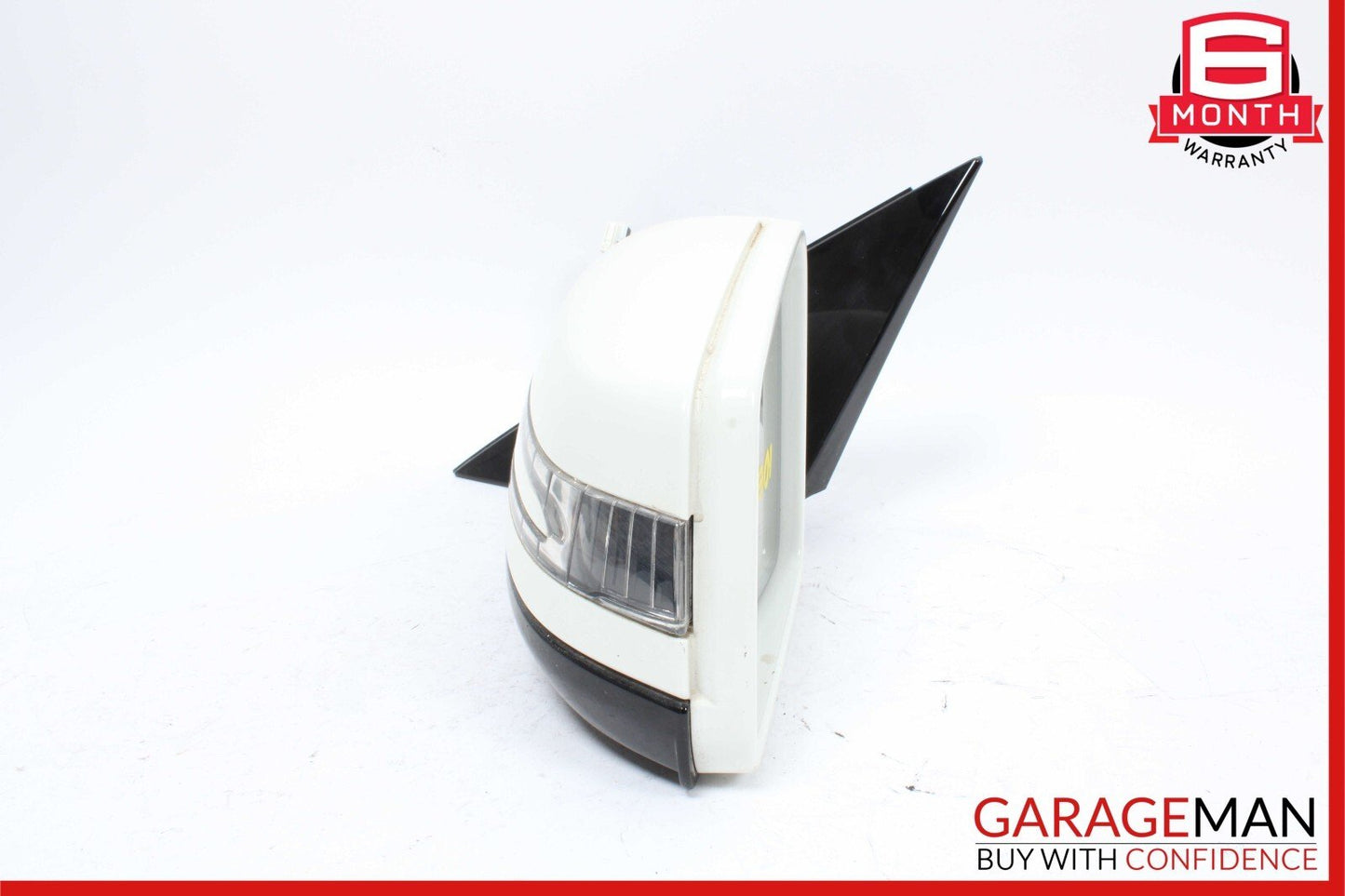 10-13 Mercedes W212 E350 E550 Left Driver Side Rear View Door Mirror White OEM