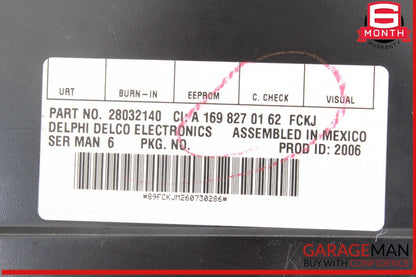 03-09 Mercedes X164 GL450 4MATIC Sirius Satellite Radio Receiver 1698270162 OEM