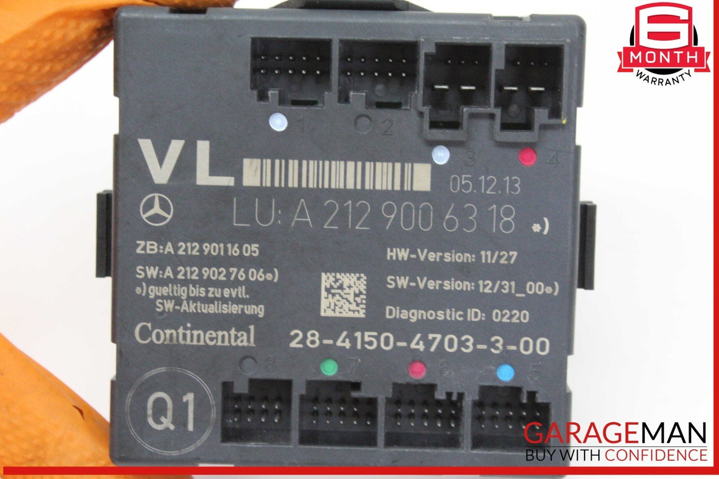 08-18 Mercedes X204 GLK250 Bluetec Front Left Side Door Control Module Unit OEM