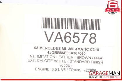 05-12 Mercedes W164 ML350 4MATIC C280 M272 Engine Motor Oil Pump 2721800501 OEM