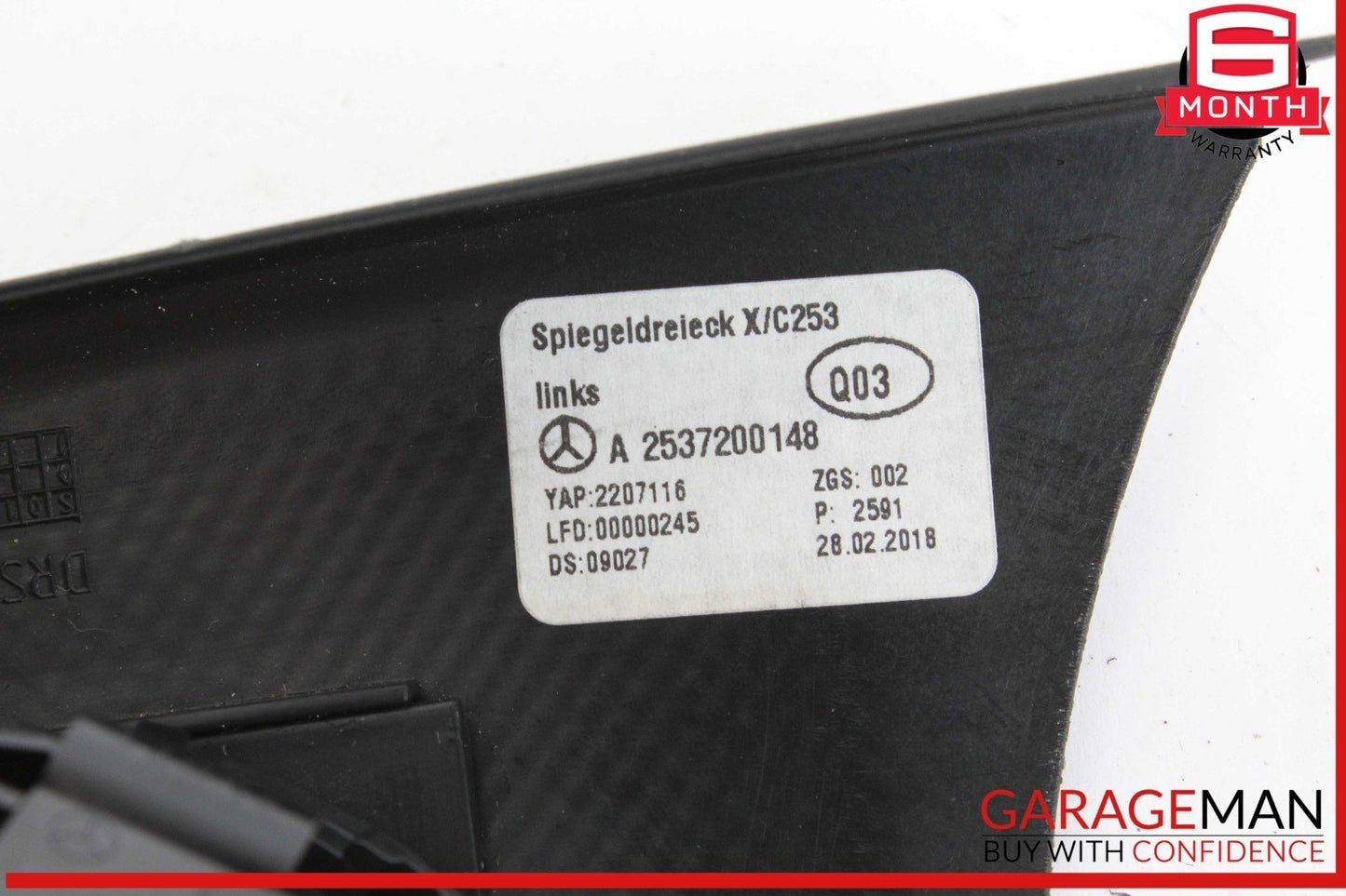 16-23 Mercedes X253 GLC300 GLC43 Front Left Side Door Corner Speaker Cover OEM