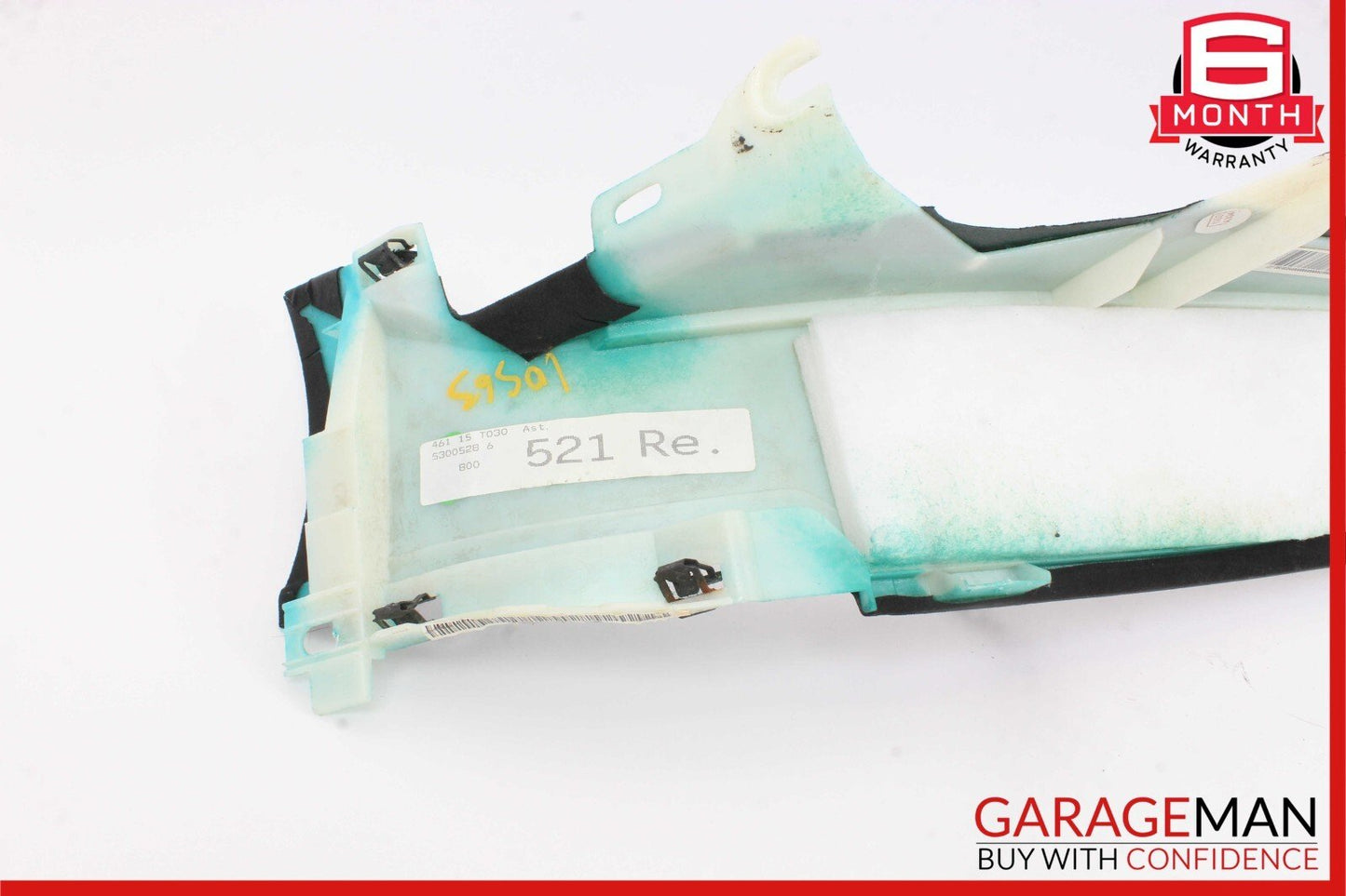 07-13 Mercedes W221 S350 S63 AMG Front Right Side A Pillar Trim Panel Suede
