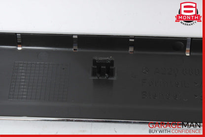 00-06 Mercedes W220 S430 S55 AMG Rear Right Side Door Step Sill Scuff Plate OEM