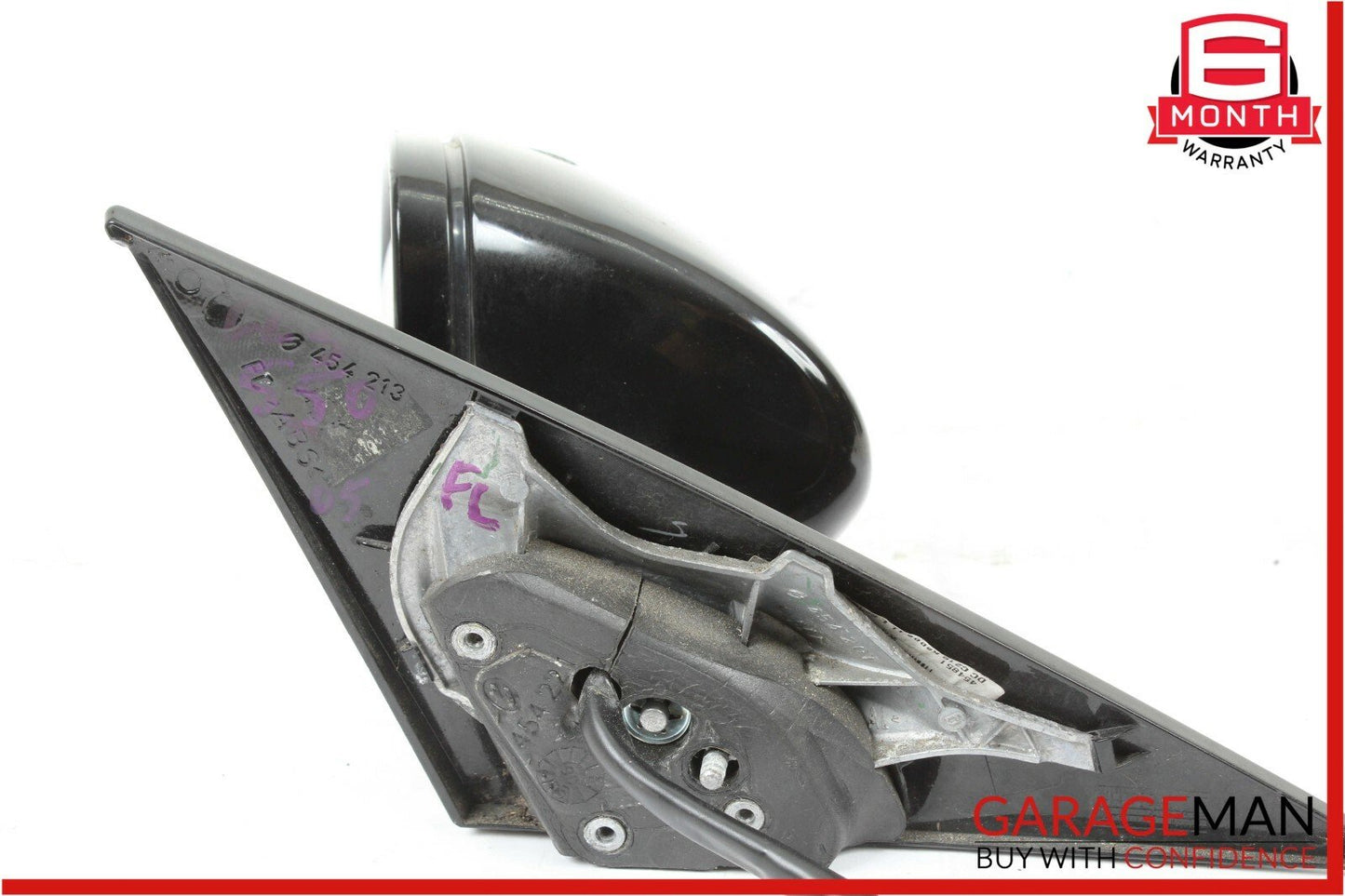 06-08 Mercedes W219 CLS500 Front Left Side Mirror Door Rear View w/o Side Marker