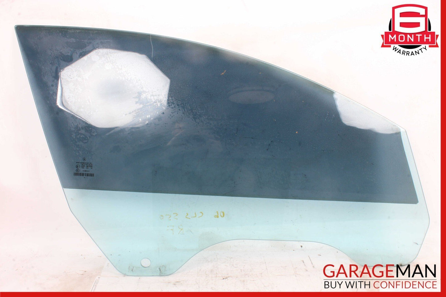 06-11 Mercedes W219 CLS500 CLS550 Front Right Passenger Door Window Glass Tinted