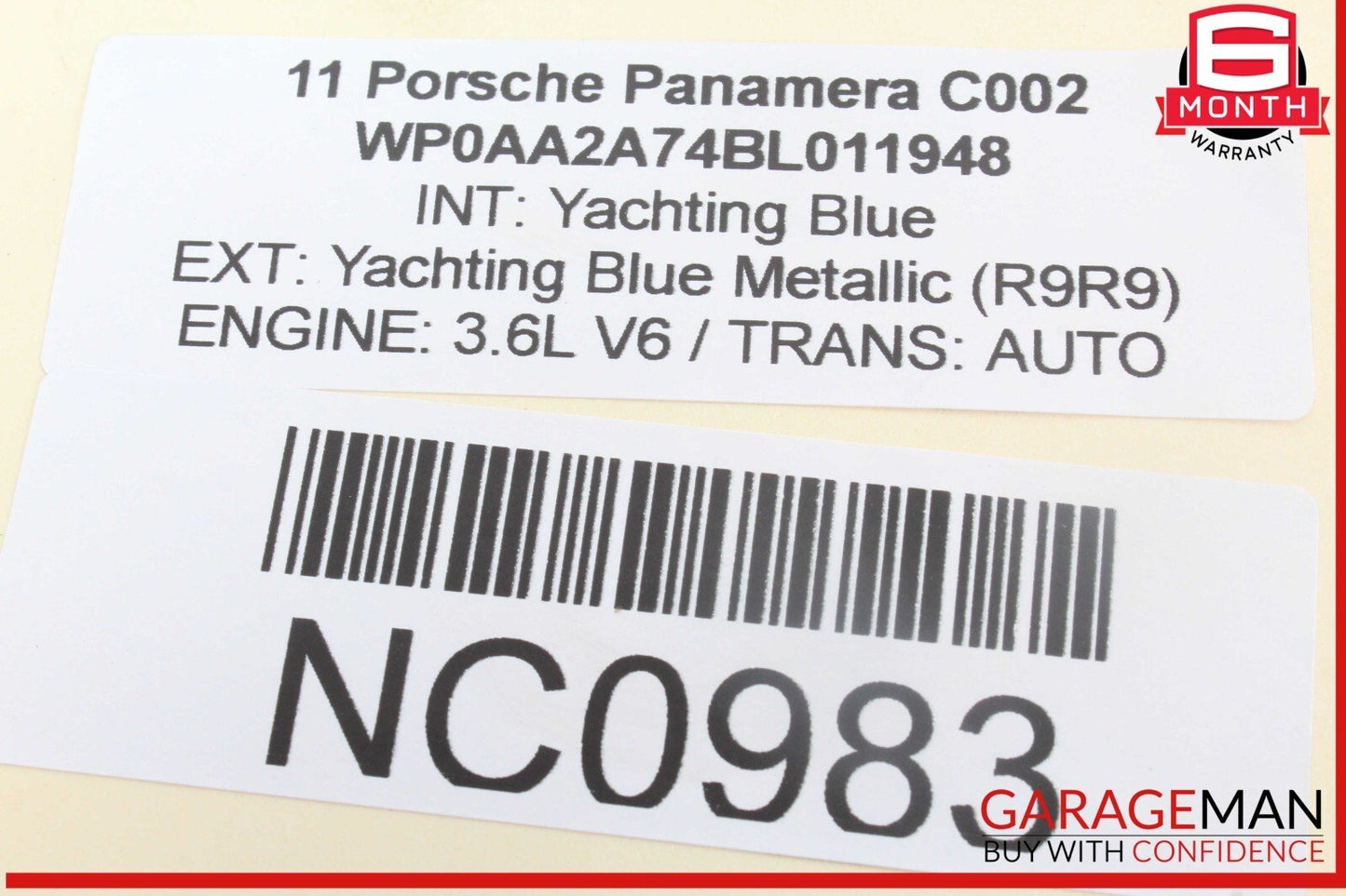 10-16 Porsche Panamera 970 Rear Parking Park Assist Computer Control Module OEM